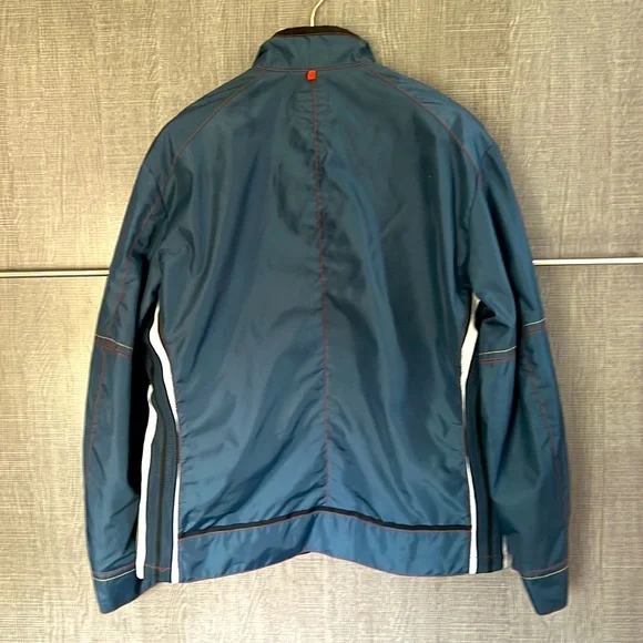 Hugo Boss Men’s windbreaker. Awesome blue green color size large - Picture 5 of 8